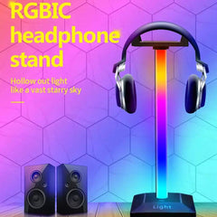 Rgbic Headphone Stand Light Display Stand Detachable Ambient Light