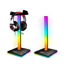 RGBIC headphone stand light display stand Detachable ambient light - CompuMe