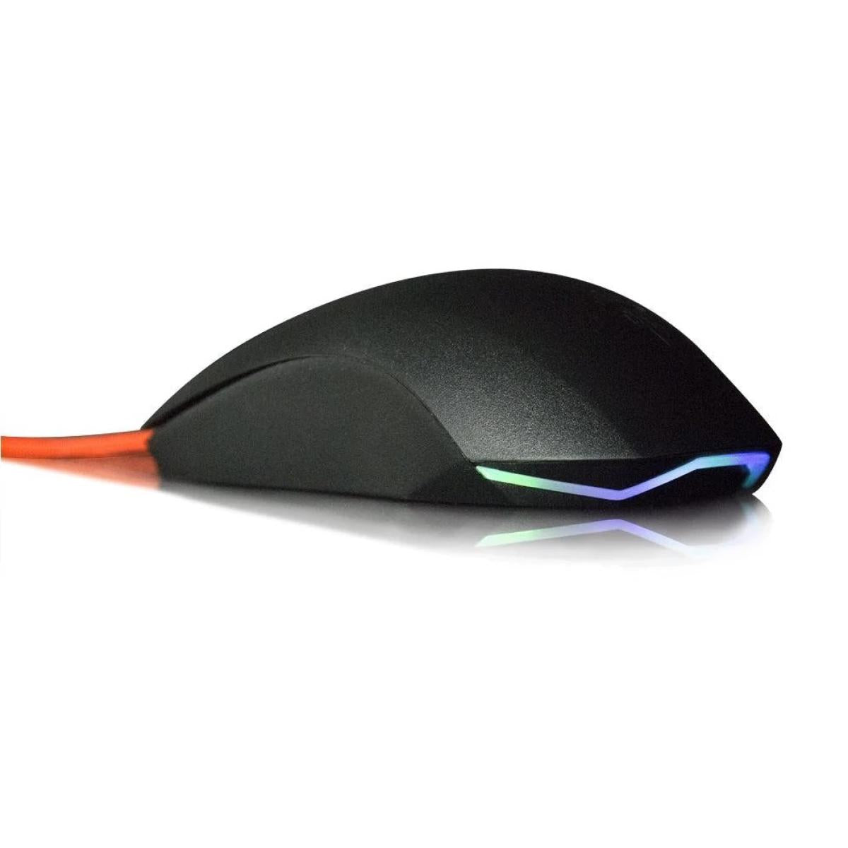 Fantech RHASTA II G13 Wired RGB Gaming Mouse, 2400 DPI, Braided USB Cable, 125Hz Polling Rate, Advanced Optical Gaming Sensor