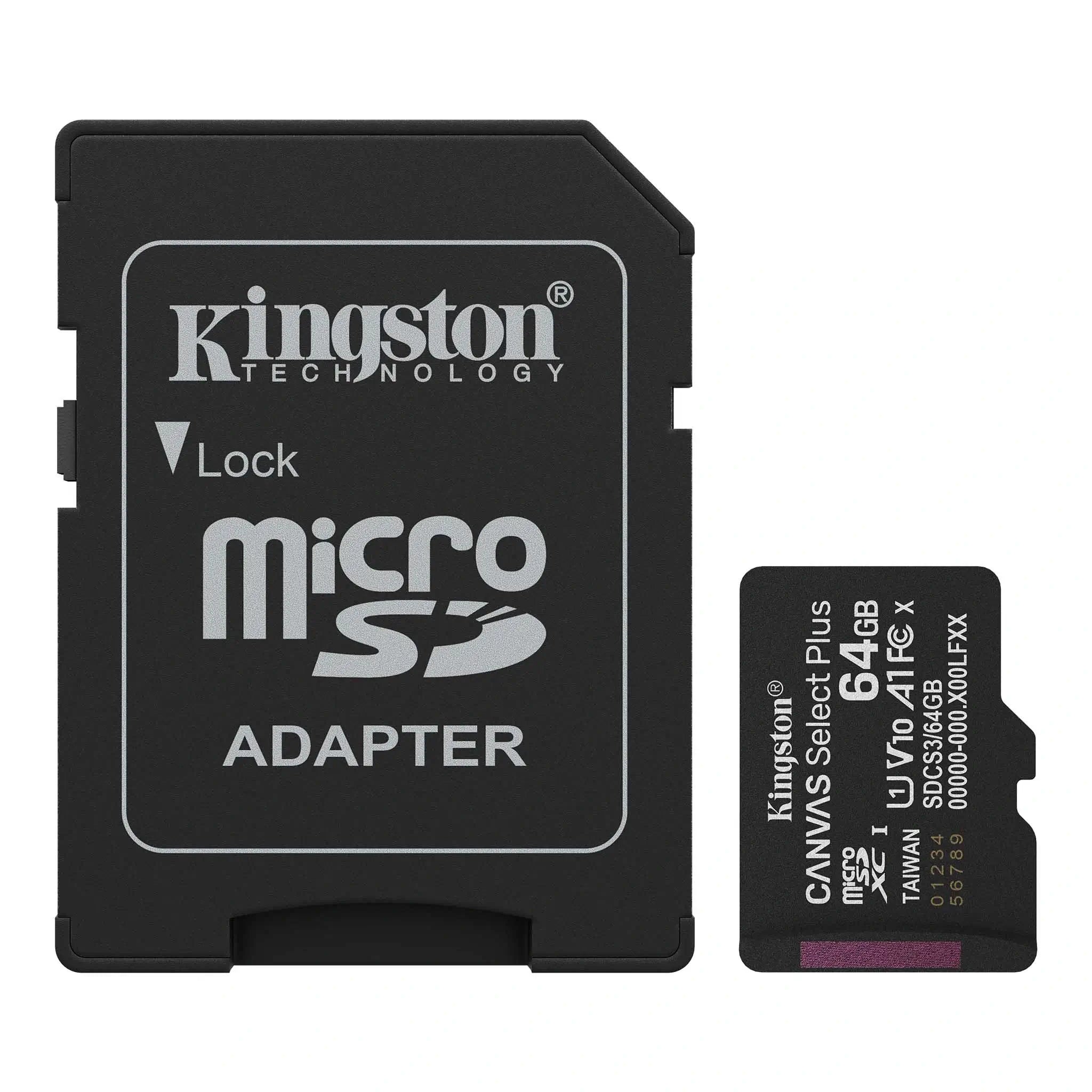 Kingston Microsd memory cards for electronics hardware