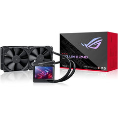 ASUS ROG RYUJIN II 240 AIO Liquid CPU Cooler 240mm Radiator (Two 120mm Fans) w/ 3.5" LCD Display