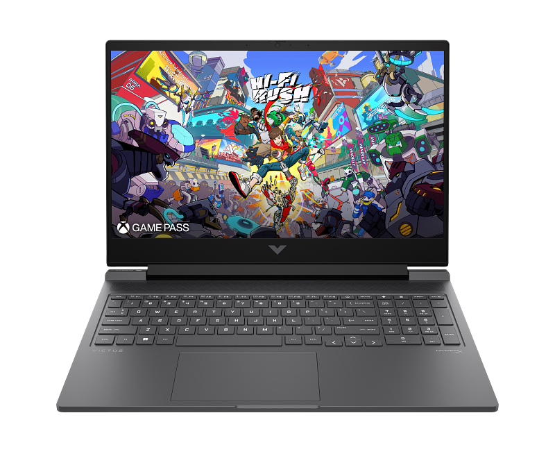 HP Victus Gaming Laptop 16-r1019ne Core™ i7-14700HX Up to 5.5 GHz, NVIDIA® RTX™ 4070 8GB GDDR6 16.1" 2K 240 Hz Display - Mica silver
