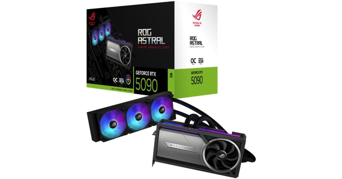ASUS ROG Astral LC GeForce RTX 5090 32GB GDDR7 OC Edition - Graphics Card