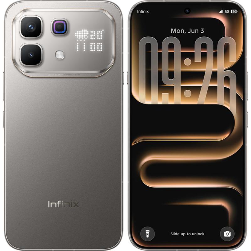 Infinix NOTE 60 PRO 12GB & 256GB ,6.78Inch , 6500mAh , Titanium - X6878-Titanium