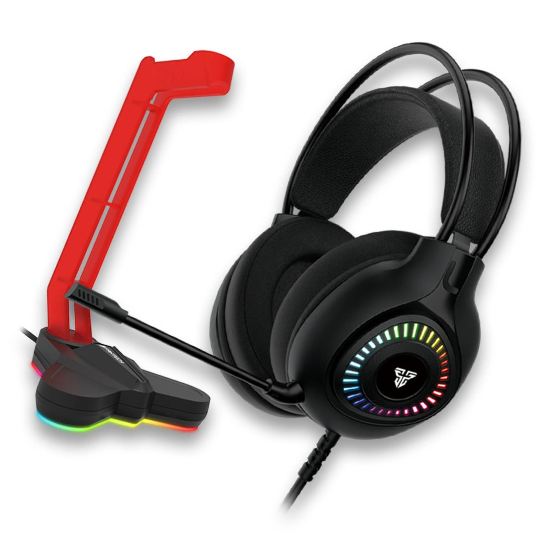 Fantech Bundle H 9 Hg25 7.1 Surround Sound Gaming Headset + Ac3001s Rgb Headset Stand
