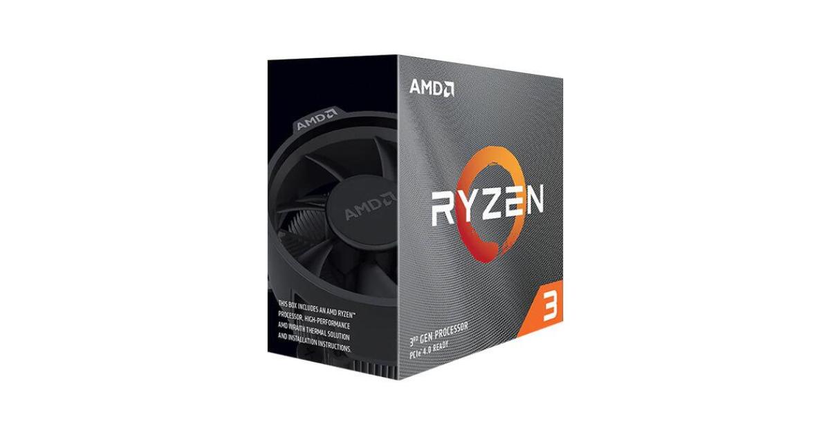 AMD Ryzen™ 3 3100 CPU, 4 Cores 8 Threads Up To 3.9GHz Processor