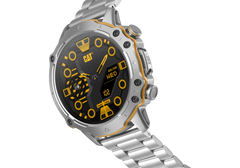 CAT Smart Watch E1.140.11.100 – 1.52″ AMOLED Display, Bluetooth Calls, Rugged Zinc Alloy Build, IP68 Water Resistance, Silver