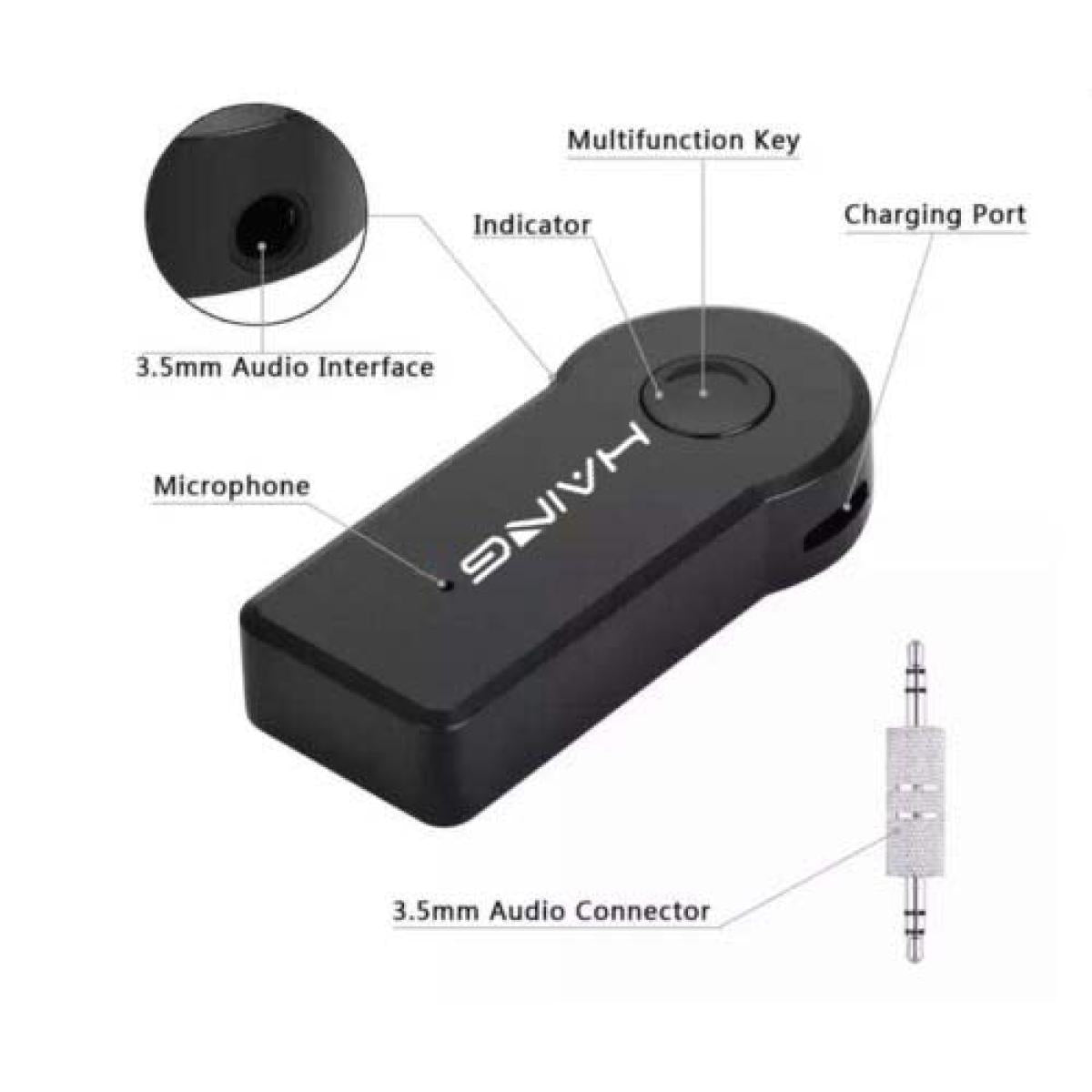 Haing 3.5mm Jack Bluetooth Wireless Audio Adapter