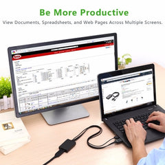 UGREEN 40238 HDMI TO DISPLAYPORT CONVERTER 4K2K 30HZ,1080P 120HZ