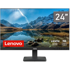 Lenovo ThinkVision S24-4e IPS 24" Full HD 99% sRGB 100Hz Eyesafe & Low Blue Light w/ VGA & HDMI Interface - Black