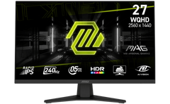 MSI MAG 274QF X24 27" Rapid IPS 2K 240Hz 0.5ms HDR Ready sRGB 130% AMD FreeSync™ Premium AI Vision & Console Mode w/ 2x HDMI & DisplayPort - Black