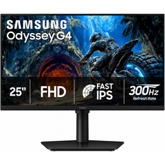 Samsung Odyssey G4 G40H 25-inch FHD 300Hz Fast IPS Gaming Monitor Black