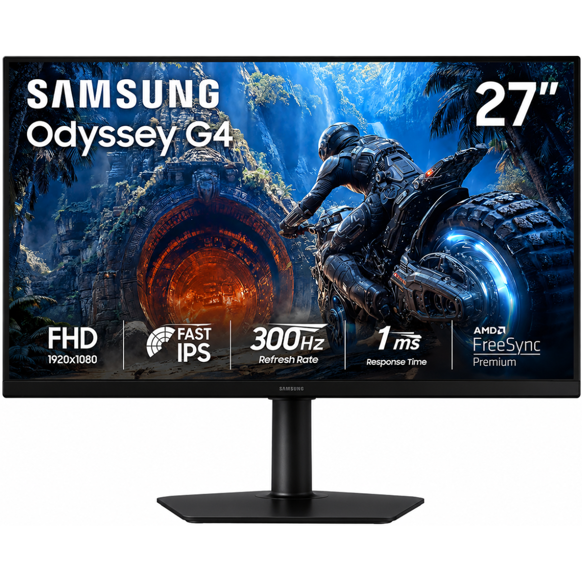 Samsung Odyssey G4 G40H 27-inch FHD 300Hz Fast IPS Gaming Monitor Black