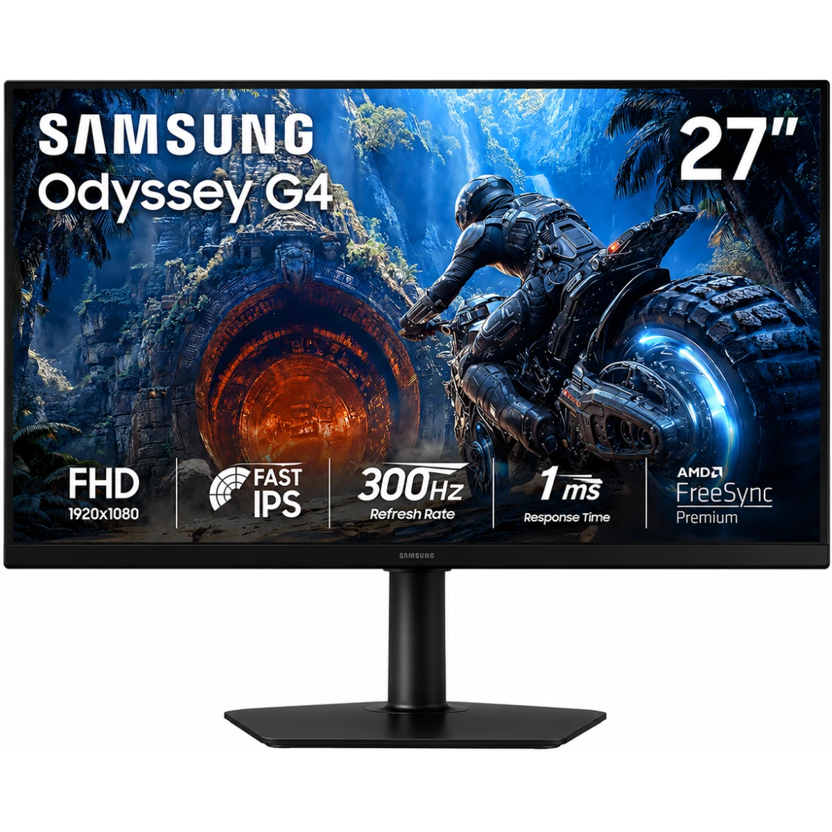 Samsung Odyssey G4 G40H 27-inch FHD 300Hz Fast IPS Gaming Monitor Black
