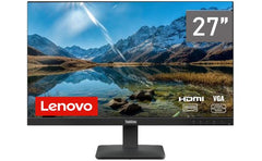 Lenovo ThinkVision S27-4e IPS 27" Full HD 99% sRGB 100Hz Eyesafe & Low Blue Light w/ VGA & HDMI Interface - Black