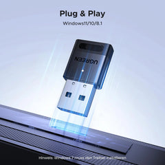 UGREEN 45134 USB BLUETOOTH 5.4 ADAPTER DONGLE RECEIVER EDR & BLE FOR PC