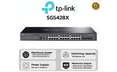 TP - Link wired network switch for network connectivity
