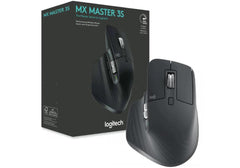 Logitech MX Master 3S Bluetooth Edition – Wireless Performance Mouse, MagSpeed Scroll (1,000 Lines/sec), 8K DPI Any‑Surface Tracking, Quiet Clicks, 70‑Day Battery, Ergonomic Design, Black