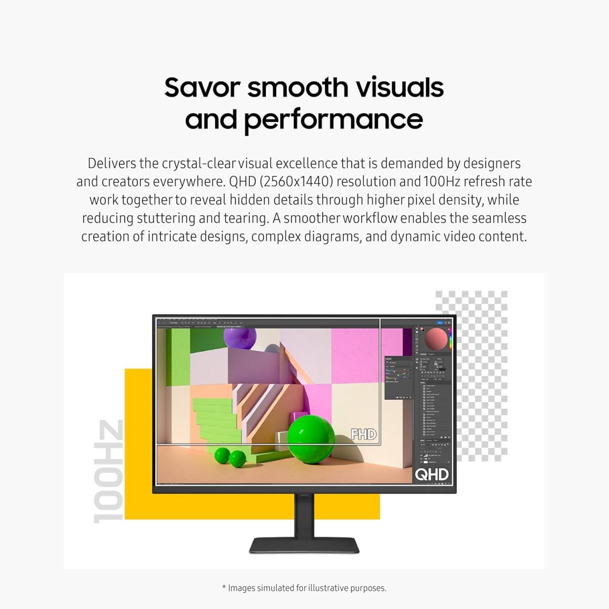 SAMSUNG monitor for display setup