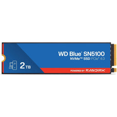 WD Blue SN5100 2TB NVMe Internal SSD - PCIe Gen 4.0, M.2 2280, Up to 7,100 MB/s w/ nCache 4.0 Technology