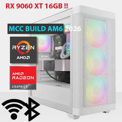 MCC AM6-26 - MIDAS Gaming PC Build || AMD Ryzen 7 9700X 8-Core - GIGABYTE Radeon RX 9060 XT GAMING OC 16GB GDDR6 Graphics Card