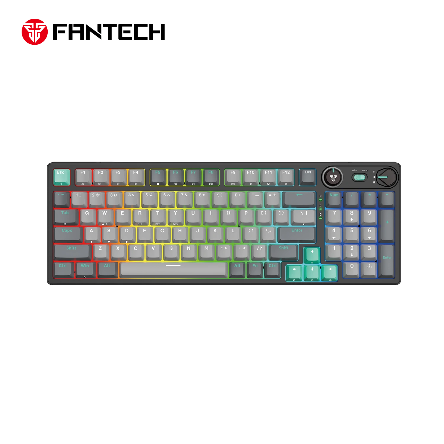 Fantech Atom Pro96 Mk914 Mechanical Gaming Keyboard Stellar Edition Mercury