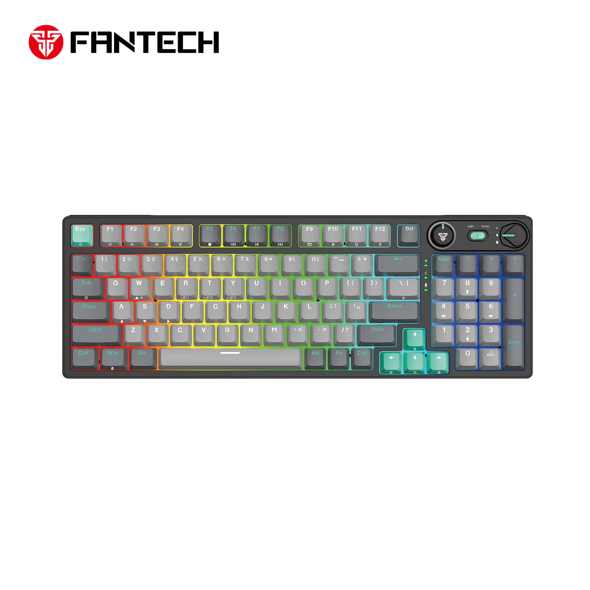 Fantech Atom mechanical gaming keyboard for computer setup