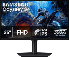 Samsung Odyssey G4 HG402 (2026) 25-inch Fast IPS 300Hz 1ms HDR10 Gaming Monitor (Ergonomic Stand)