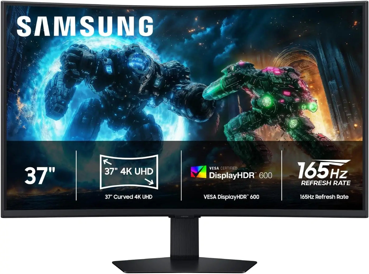 Samsung Odyssey G7 FG750 37-inch 4K UHD 165Hz 1ms HDR10+ Curved Gaming Monitor - Ergonomic Stand