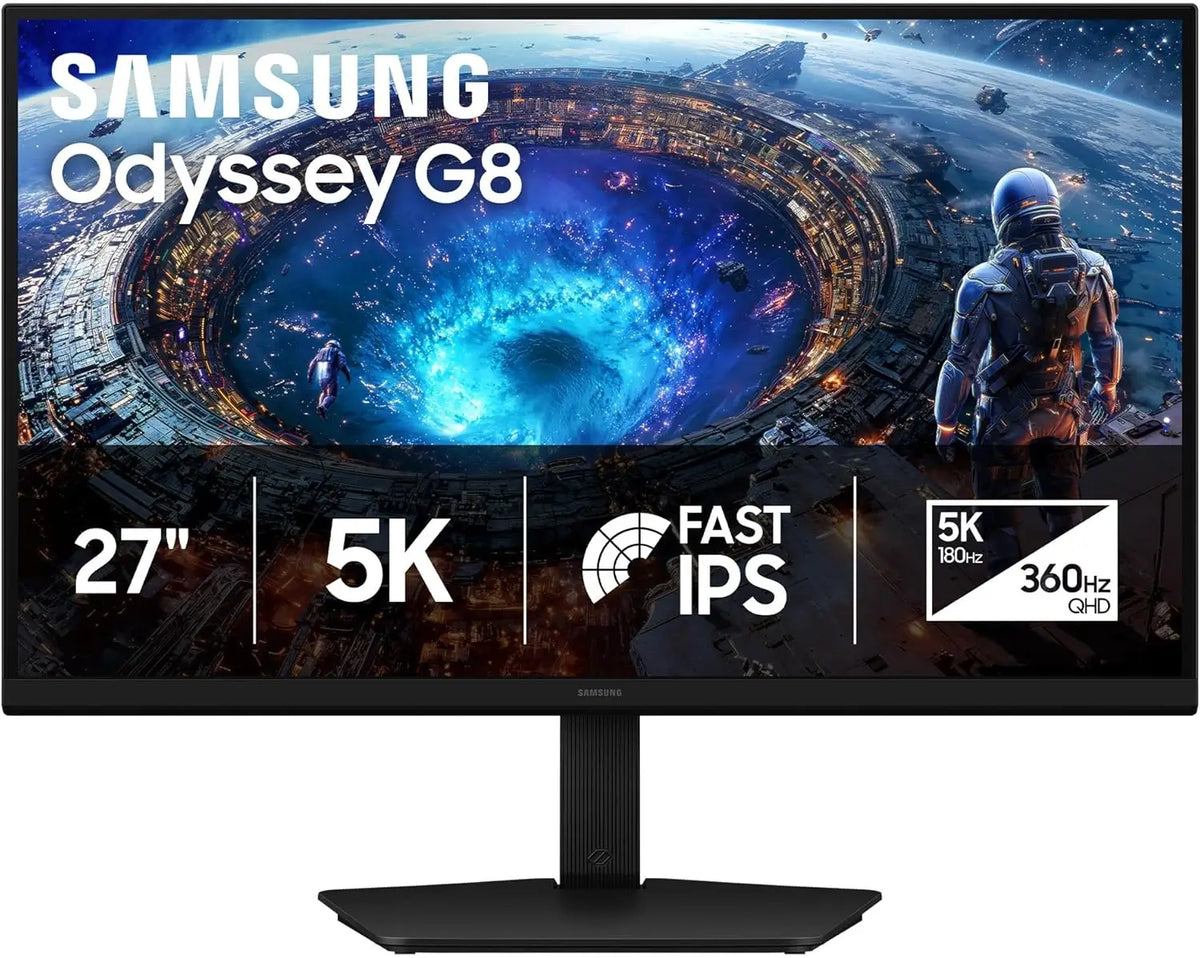 Samsung Odyssey G8 Hg806 27 Inch Fast Ips Dual Mode 5k 180hz & Qhd 360hz 1ms Hdr10+ Gaming Monitor