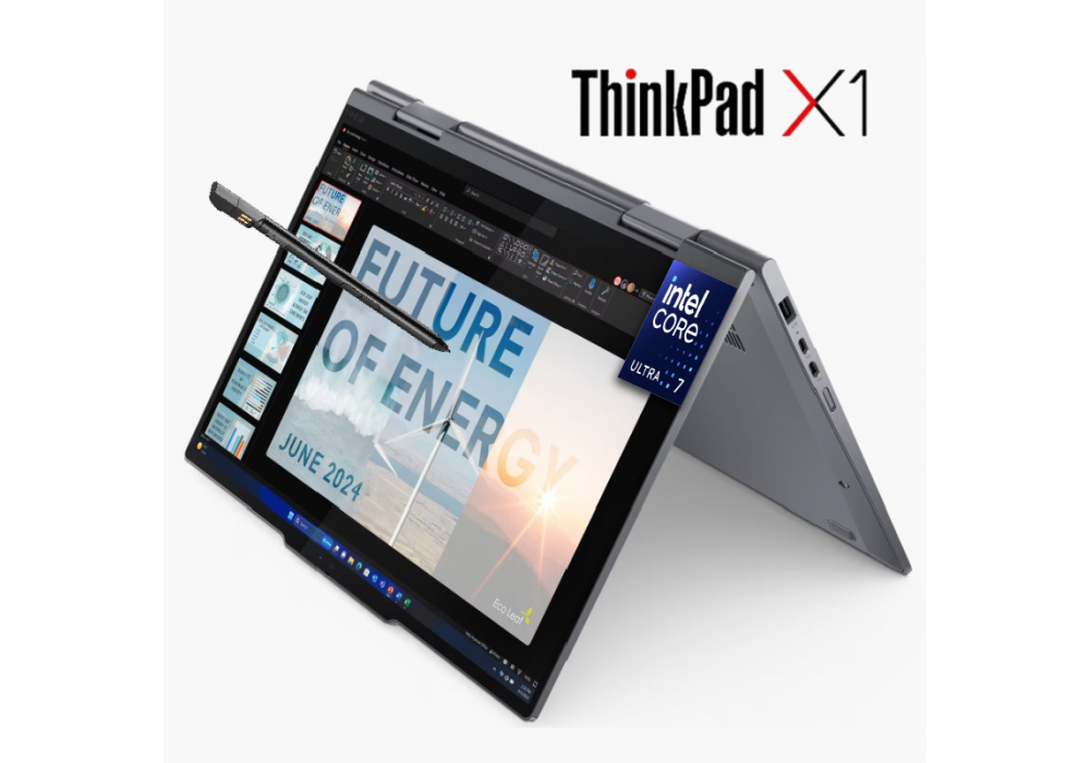 Laptop ThinkPad X1 2-in-1 Gen 9 Intel® Core™ Ultra 7 155U Intel vPro® Essentials 32GB LPDDR5x 1TB SSD 14" WUXGA (1920x1200) IPS 500nits Touch - Windows® 11 Pro