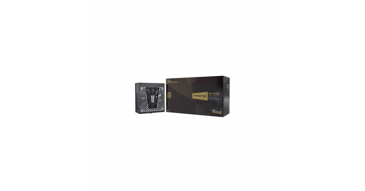 Seasonic PRIME GX-850 850W 80+ Gold Full-Modular Fan Control in Fanless Silent & Cooling Mode