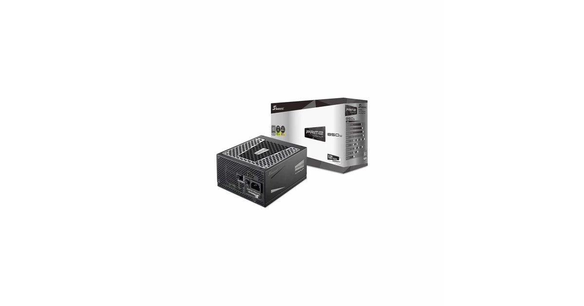 Seasonic PRIME TX-850 850W 80+ Titanium Full Modular Fan Control in Fanless Silent & Cooling Mode