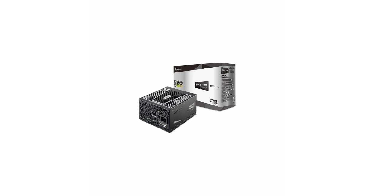 Seasonic PRIME TX-850 850W 80+ Titanium Full Modular Fan Control in Fanless Silent & Cooling Mode