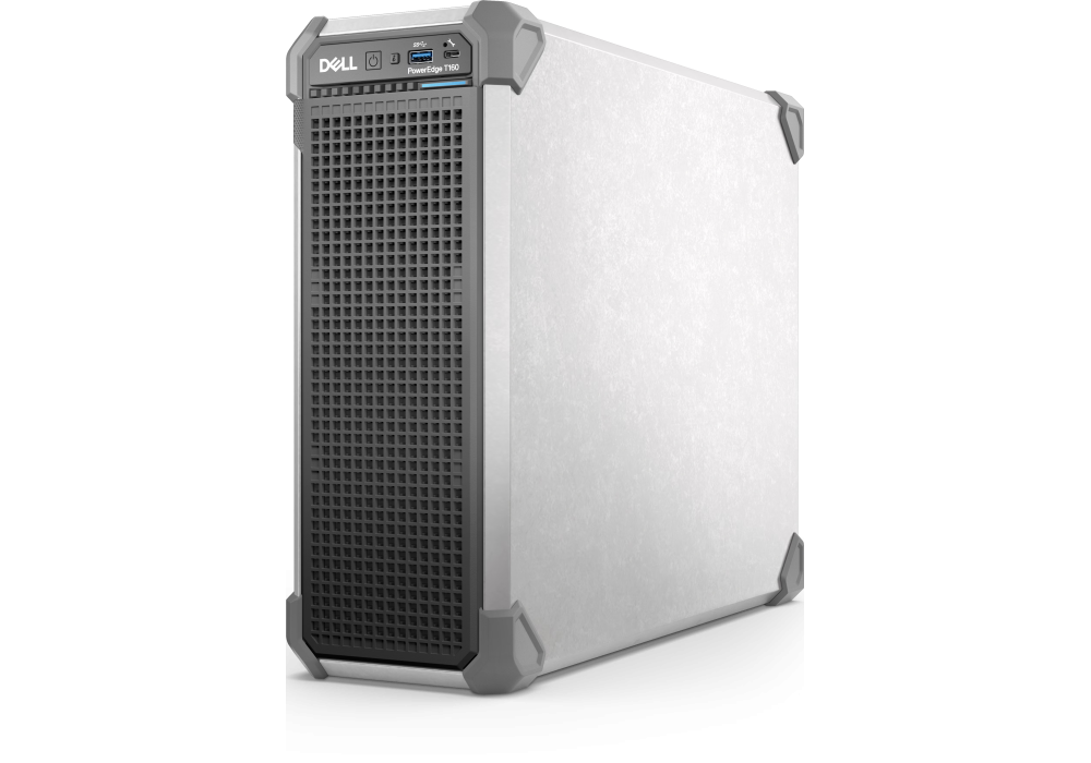 Dell PowerEdge T160 Tower Server, Intel Xeon 6 Performance 6315P Up to 4.70GHz Processor, 16GB DDR5‑5600 ECC UDIMM, 2TB SATA 6Gbps 7200rpm 3.5″ HDD, iDRAC9 Enterprise, Dual GbE Embedded, 300W Bronze PSU, 3 Year Warranty