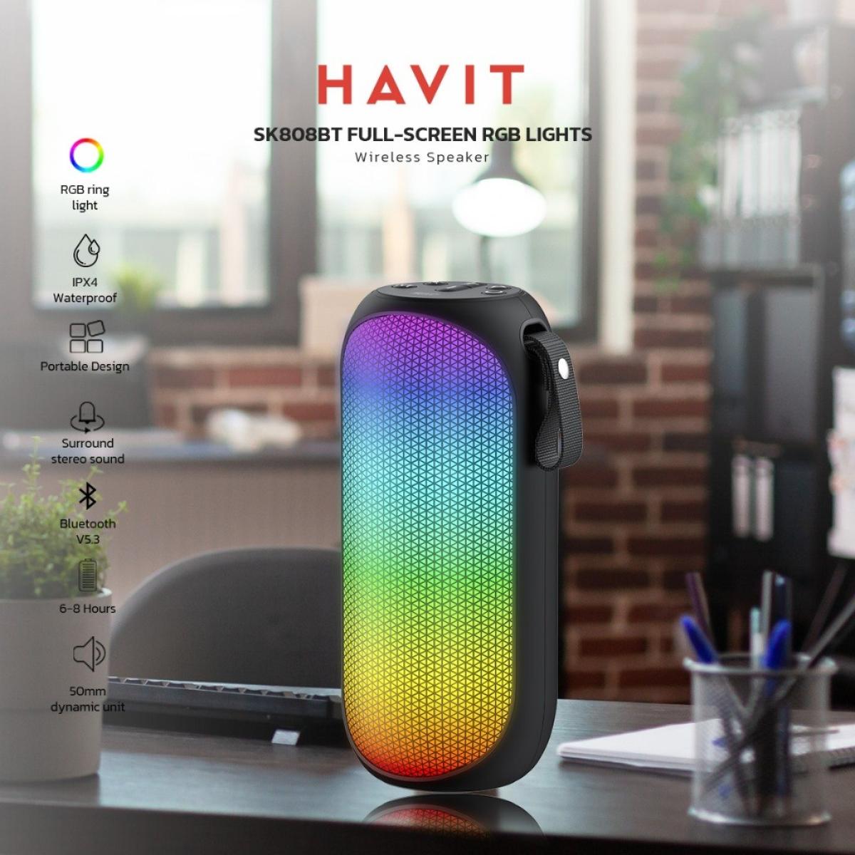 HAVIT RGB Bluetooth speaker for audio playback