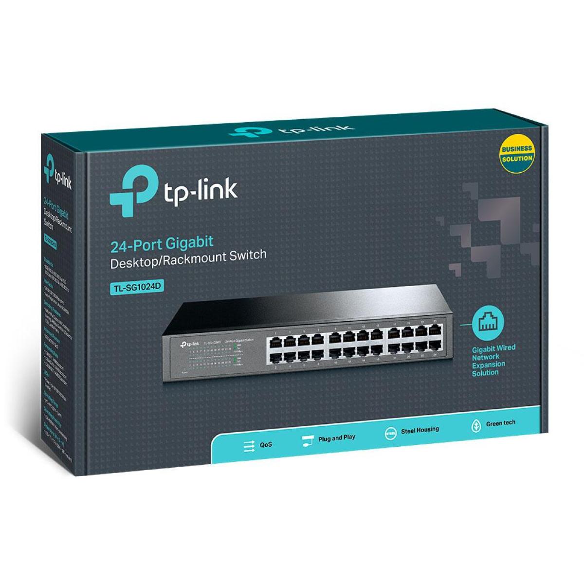 TP-Link TL-SG1024D 24-Port Gigabit Desktop Switch TP-Link TL-SG1024D 24-Port Gigabit Desktop Switch