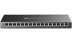 TP - Link TL - SG116P 16 Port Gigabit PoE Switch 16 PoE+ Ports 120W Priority & Isolation Mode PoE Auto Recovery Fanless