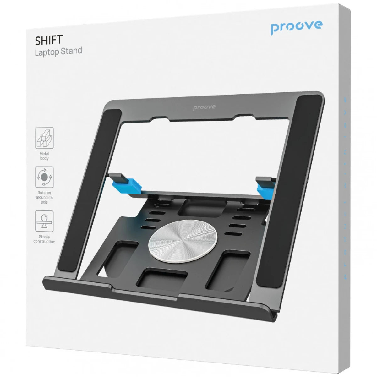 Proove Shift Adjustable Laptop Stand up to 16-inch - Silver