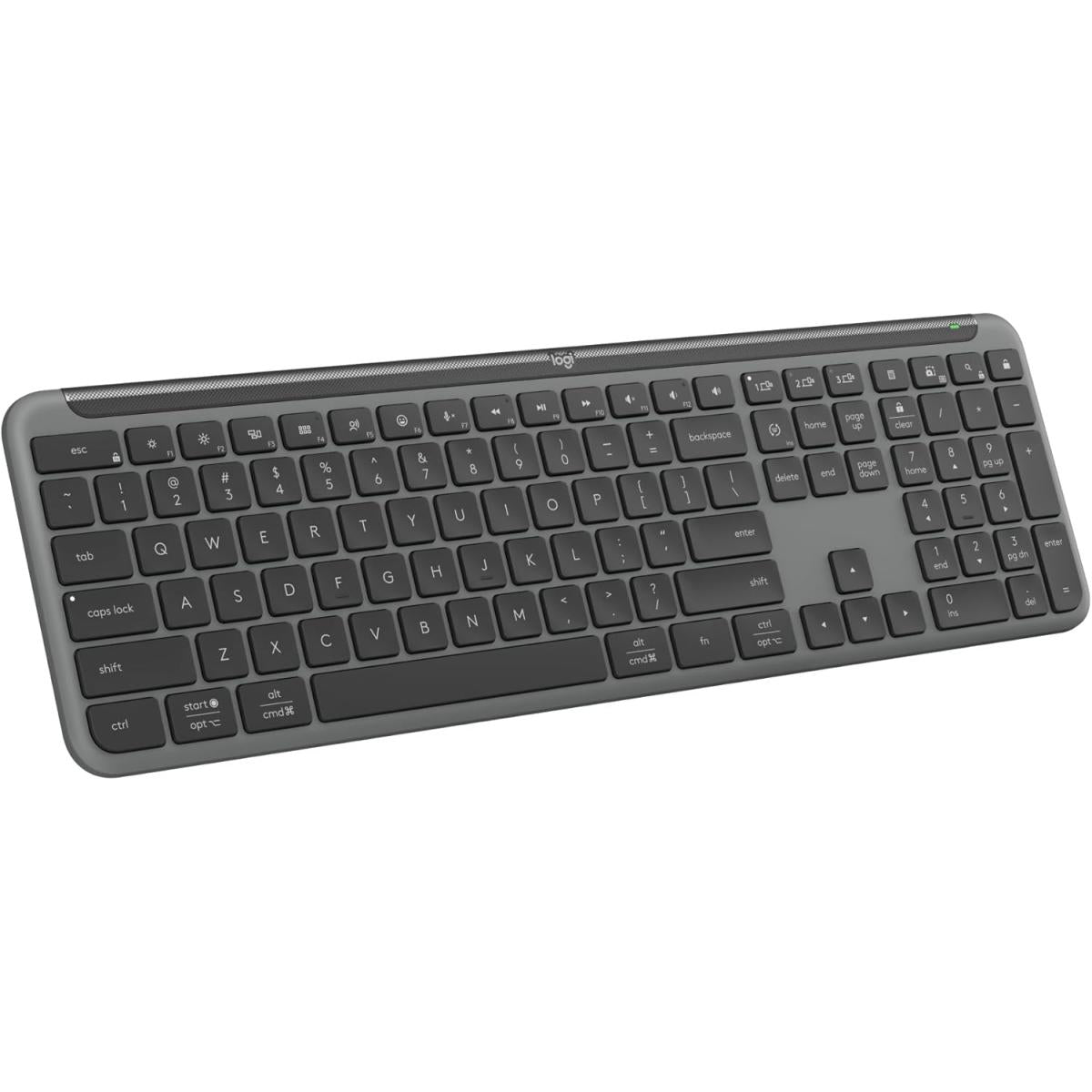 Logitech wireless Bluetooth gaming keyboard for computer setup