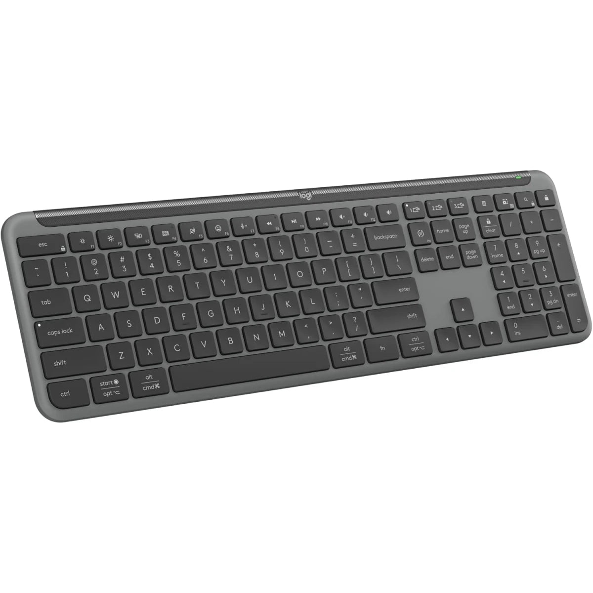 Logitech wireless Bluetooth gaming keyboard for computer setup