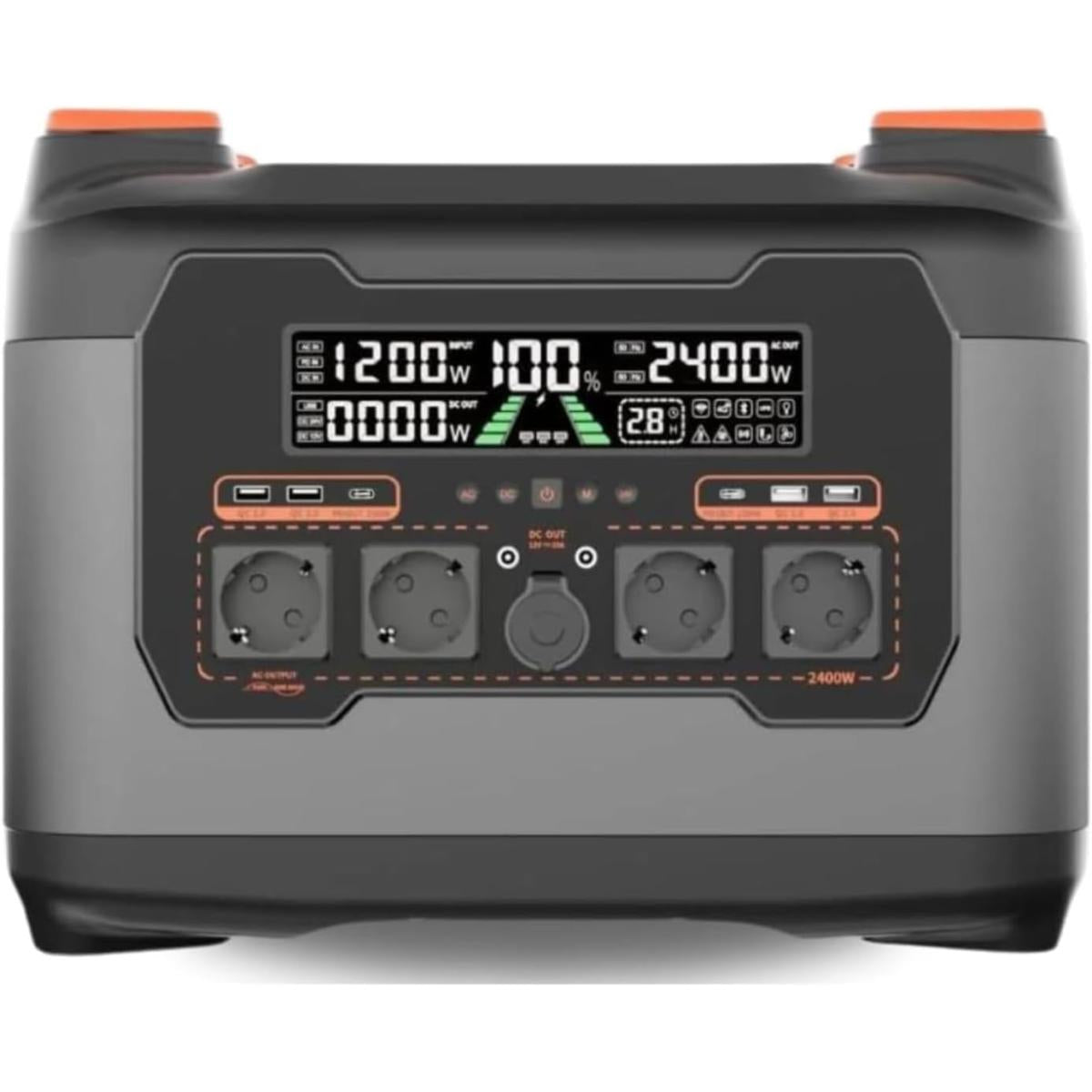 Kodak S2400 Portable Station 2047.5Wh Battery Capacity 4800W Peak Output Power 1200W Solar Input Power Optimal Performance with Kodak Solar Panels