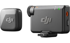 DJI Mic Mini (1 TX + 1 RX), Wireless Lavalier Microphone for iPhone/Camera/Android, Ultralight, Detail-Rich Audio, Noise Cancelling, Automatic Limiting, Vlog, Streaming, 400m Transmission
