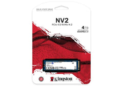 Kingston NV2 M.2 2280 PCIe NVMe SSD/4TB Up to 3500 MB/s