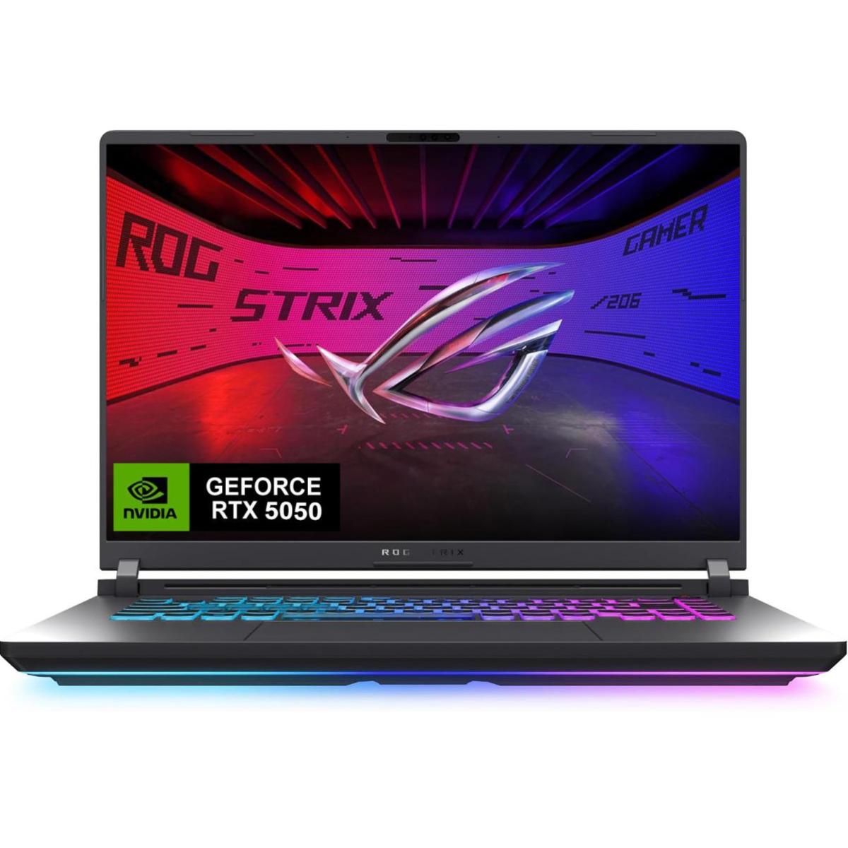 Asus Rog Strix G16 (2025) G615jhr 14gen Intel Core I7 14650hx 16 Cores W/ Nvidia Rtx 5050 8gb Ddr7 & Ips 165hz Display Eclipse Gray