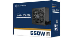 SilverStone Strider 650 EFA 230V EU 650W ATX (PS2) 80 Plus White Performance Power Supply w/ Silent 120mm fan