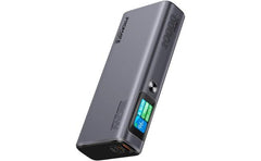 Promate Titan 130 Universal 20000mah Ultra Slim Portable Power Pack With 130w Power Delivery, Smart Tft Lcd Screen, Usb A Qc 3.0, Dual Usb C Input/output Ports, And Over Heating Proteion