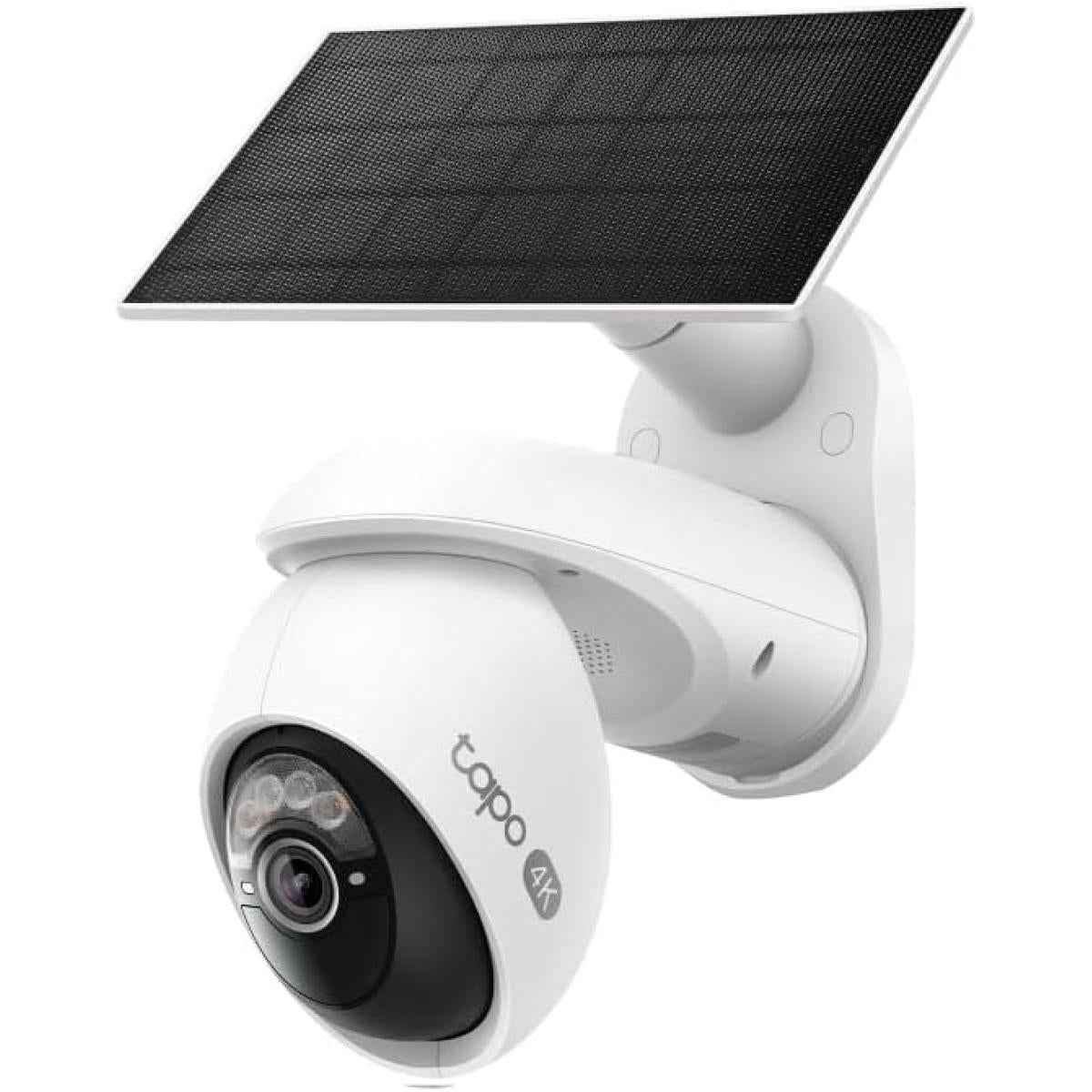 Tp Link Tapo C660 Kit 4k Outdoor Camera Wireless, Battery Camera W/solar Panel, Pan/tilt, 360° View, 24/7 Capture, Free Person/vehicle Deteion, Night Vision, Sd/cloud, Works W/alexa And Google Home, Vistacam 360