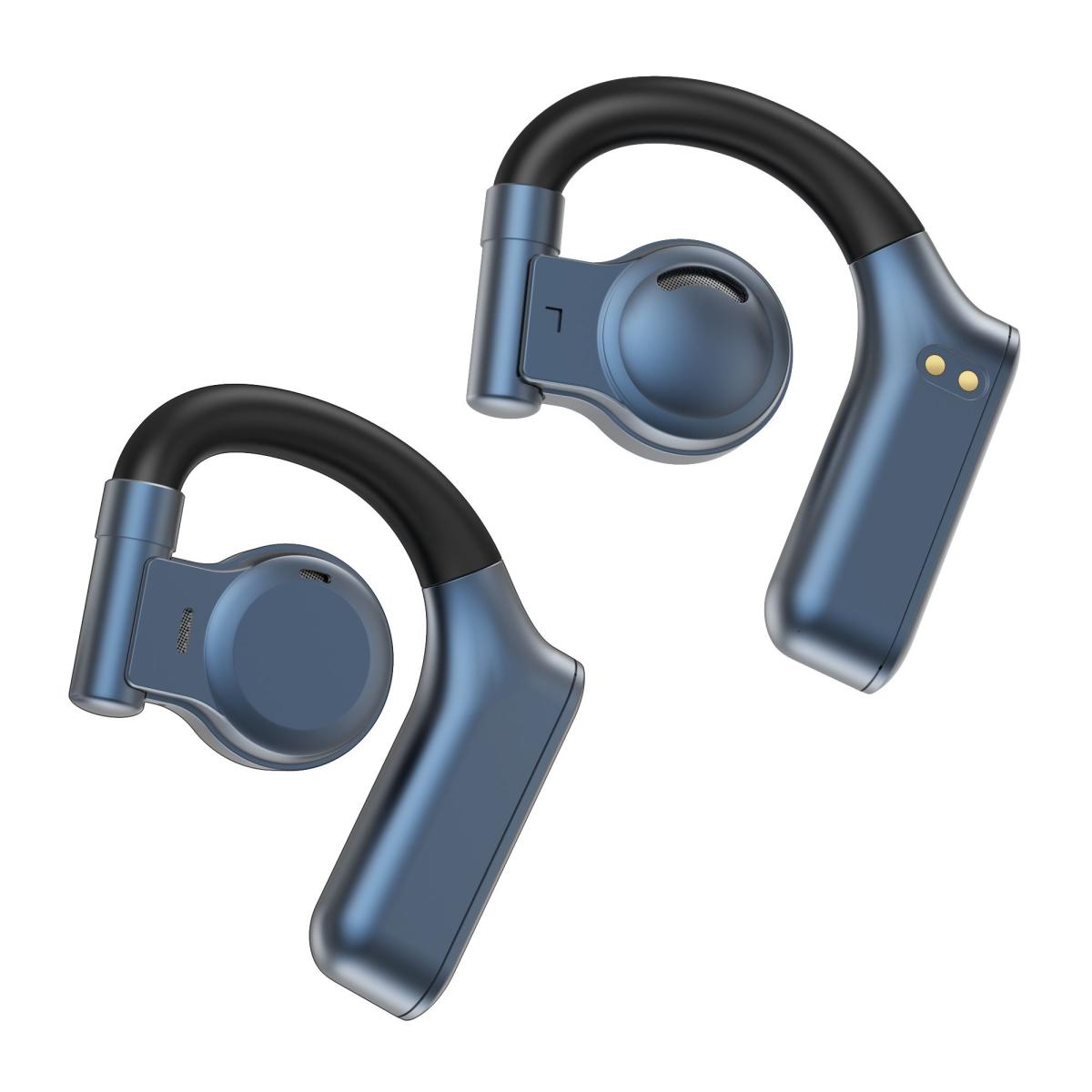 Wiwu Arc T18 Clear Sound Open Wireless Bluetooth Headphone Up to 10 Hours, Bluetooth Range 10 meter Blue