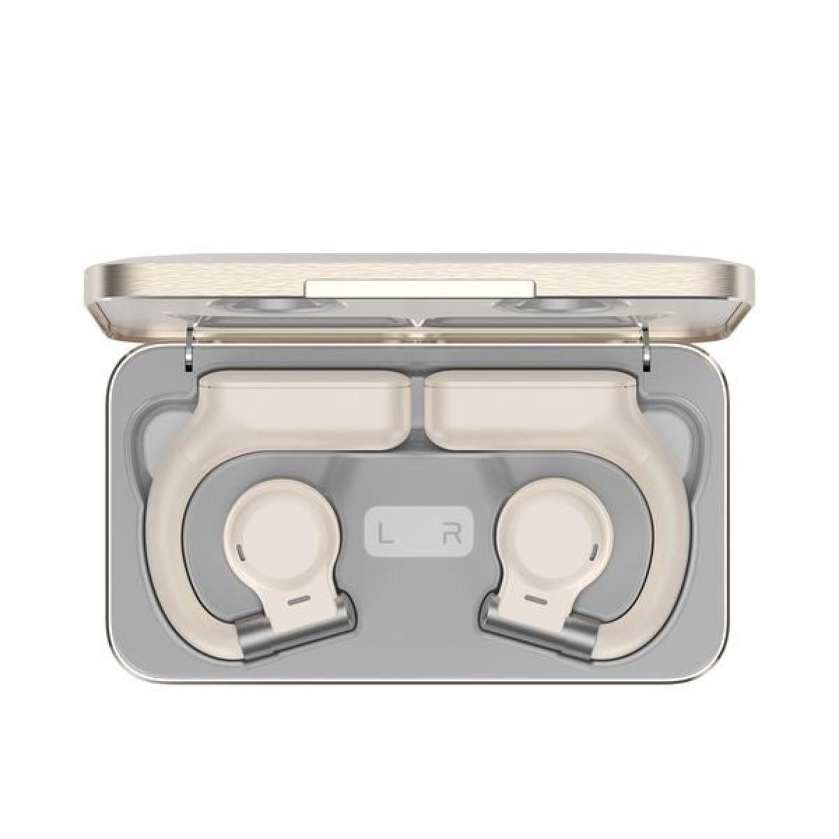 Wiwu Arc T18 Clear Sound Open Wireless Bluetooth Headphone Up to 10 Hours, Bluetooth Range 10 meter White